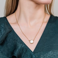 Колье Сфера SHELL WHITE Fiore Luna