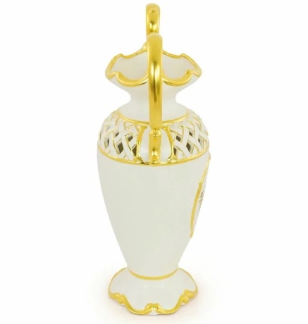 Ваза с ручками, 32х22х54 см. FIORI GOLD, керамика