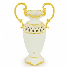 Ваза с ручками, 32х22х54 см. FIORI GOLD, керамика