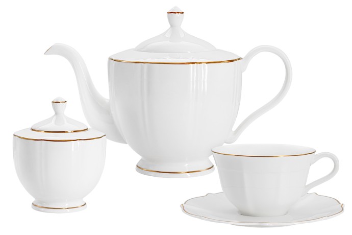 Чайный сервиз Лотос, 6 персон, 14 предметов, Emily