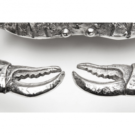 Чаша декоративная Crab, коллекция "Краб" 69*17*53, Алюминий, Серебряный