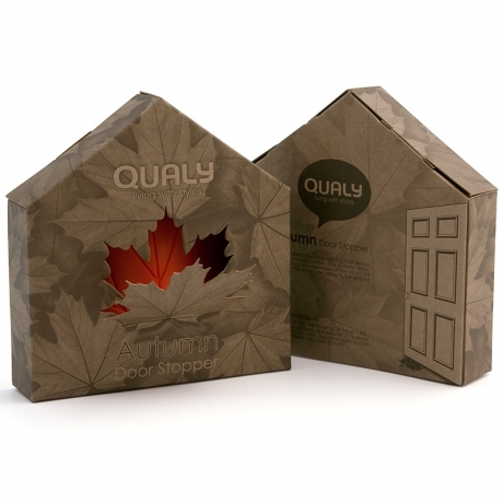 Подпорка для двери Autumn, желтая, Qualy