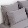 Наволочка "LINEN", 70х70 см. серый, BOVI