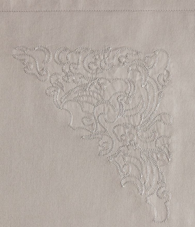 Пододеяльник "CASTELLO", сатин, 150х210 см. серо-бежевый, BOVI