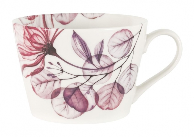 Кружка Азалия, 480 мл. бордовый, Home & Style