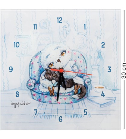 SZ-336 Часы "Любимый котик"