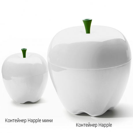 Контейнер Happle, белый, Qualy