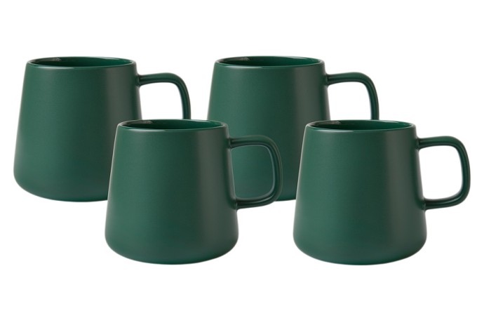 Набор из 4-х кружек Blend Sala, тёмно-зеленый, 0,375 л. Maxwell & Williams