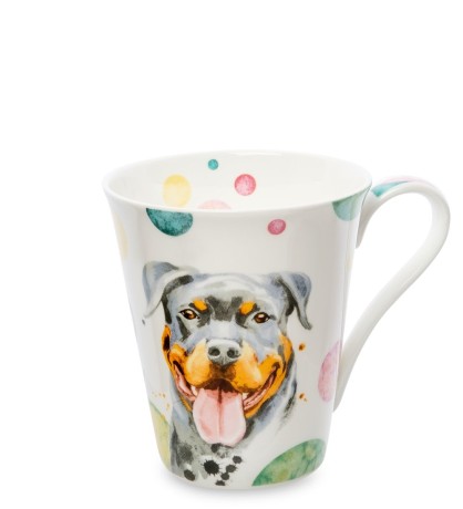 JK-277 Кружка "Ротвейлер" (Rottweiler Pavone)