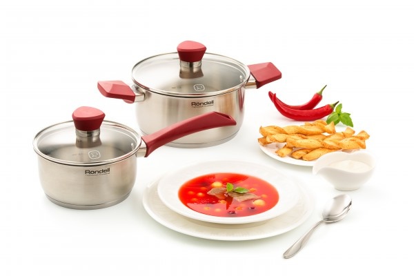 Набор 4 предмета (кастрюли 20, 24) Strike Rondell (ST)