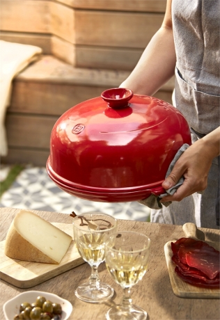 Набор "Хлебопечь", керамическая, Emile Henry, красный