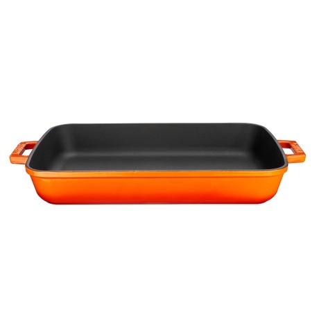 Прямоугольное блюдо 22х30 см. И деревянная подставка для сервировки Lava