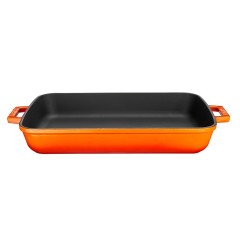 Прямоугольное блюдо 22х30 см. И деревянная подставка для сервировки Lava