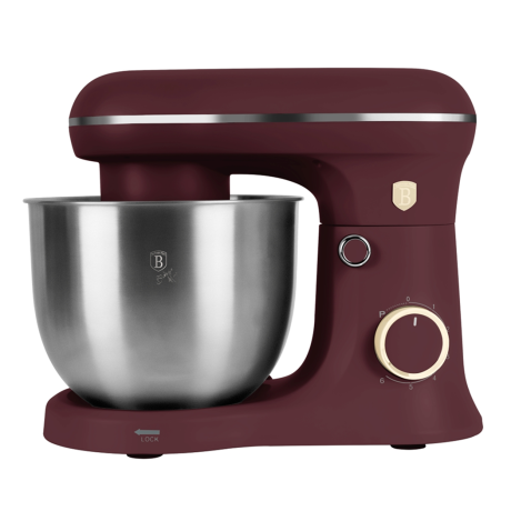 Миксер планетарный электрический, Berlinger Haus, Leonardo, матовый бордо