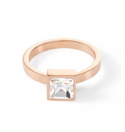 Кольцо Brilliant Square Rose Gold 0500/40-1822 56 Coeur de Lion