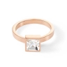 Кольцо Brilliant Square Rose Gold 0500/40-1822 56 Coeur de Lion