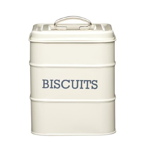 Ёмкость для хранения печенья, 14.5х14.5х19 см. Living Nostalgia creamy Kitchen Craft