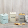 Ёмкость для хранения печенья, 14.5х14.5х19 см. Living Nostalgia creamy Kitchen Craft