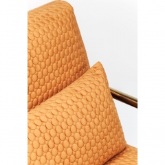 Кресло Vegas, коллекция "Вегас" 70*78*86, Полиэстер, Сталь, Сосна, Пенополиуретан, Оранжевый