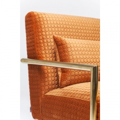 Кресло Vegas, коллекция "Вегас" 70*78*86, Полиэстер, Сталь, Сосна, Пенополиуретан, Оранжевый