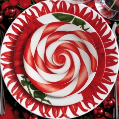 Тарелка обеденная SUN, 28 см. RED Taitu