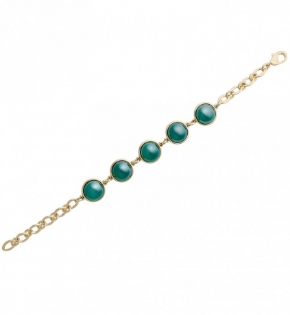 Классический браслет Pearl Green Agate C1362.17 G/G Possebon