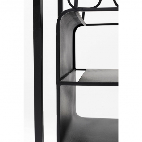 Стеллаж для бутылок Shapes, 71х69х30 см. Сталь, Черный