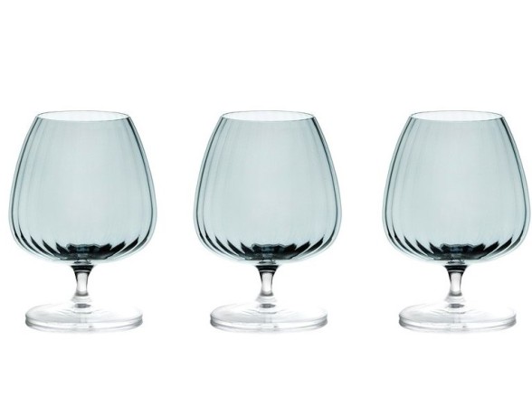 Набор бокалов для коньяка Opium, дымчатый, 0,465 л. 6 шт. Le Stelle