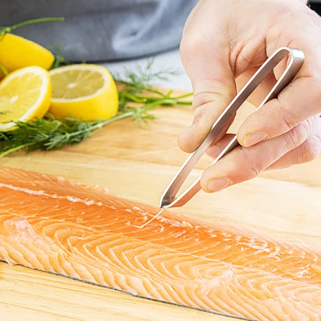Пинцет для удаления костей из рыбы, 6x21 см. KC Kitchen Craft