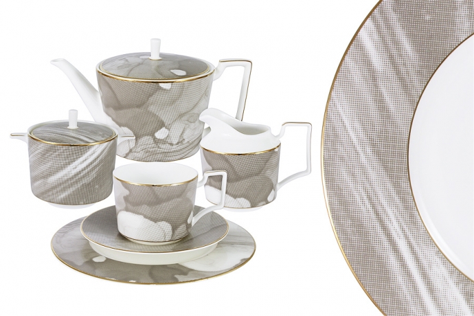 Чайный сервиз на 6 персон Лунная соната, 21 предмет Naomi
