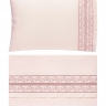 Комплект постельного белья "OSAKA", перкаль, 150х210+220x240+50х70 см. нежно-розовый