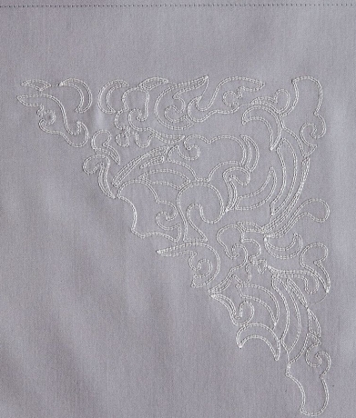 Пододеяльник "CASTELLO", сатин, 150х210 см. серый, BOVI