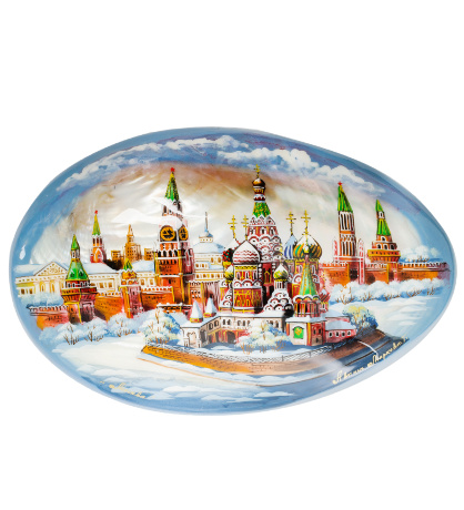 ШК-55/ 29 Шкатулка Ракушка "Москва" Кузина