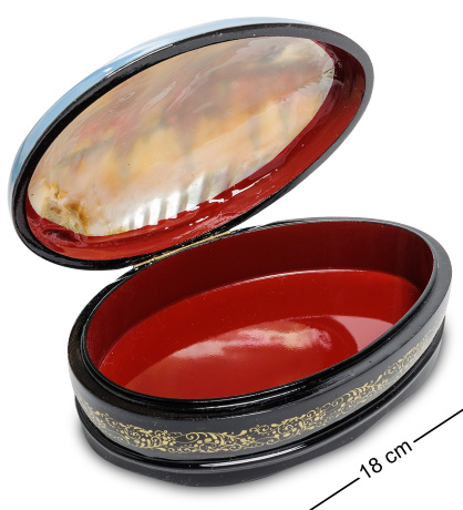 ШК-55/ 29 Шкатулка Ракушка "Москва" Кузина