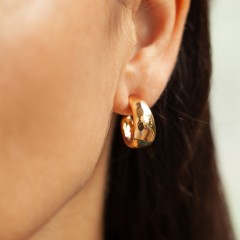 Серьги Hollow Drop