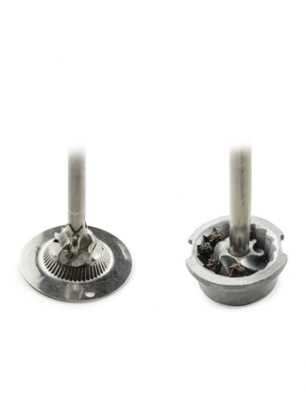 Набор мельниц Peugeot Bali для перца и соли, цвет красный + подставка Linea, акрил