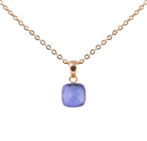 Колье Firenze lavender 400071.1 BL/RG Qudo