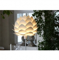 Торшер настольный Champagne с USB, белый, 42 см. Umage