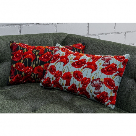 Подушка Meadow, 50х30х10, Хлопок, Полиэстер, Мультиколор