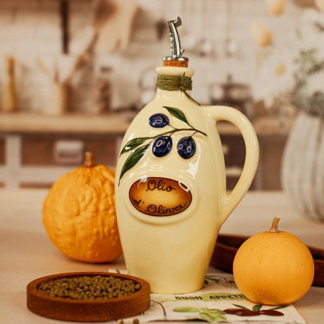 Бутылка для масла, 750 мл. Giallo limone Nuova Cer