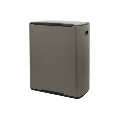 Мусорный бак Bo с педалью (2 x 30 л), Платиновый Brabantia