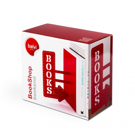 Держатель для книг BookShop красный Balvi