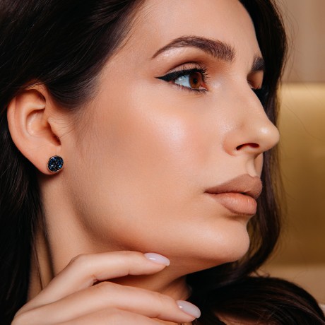 Пусеты BBL 10мм. Fiore Luna