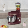 Многофункциональный кухонный комбайн с мясорубкой, электрический, Berlinger Haus, Leonardo, матовый: бордо