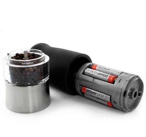 Мельница электрическая для соли Zephir Peugeot, 14 см. софт тач