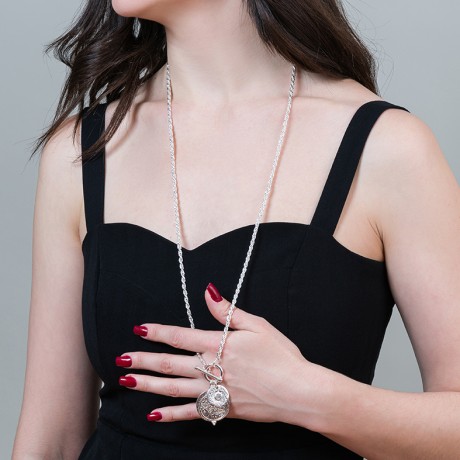 Колье Manisto LN5117 BW/S Fiore Luna