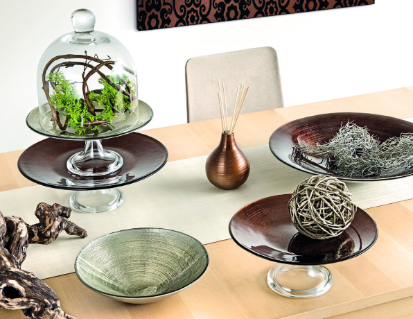 Ваза табак широкая малая, 24 см. Bombay IVV