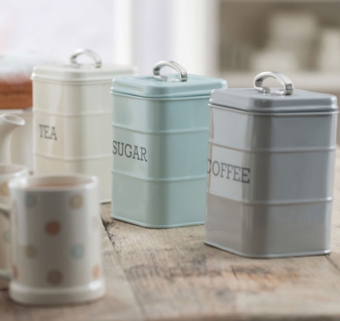 Ёмкость для хранения кофе, 11х11х17 см. Living Nostalgia blue Kitchen Craft