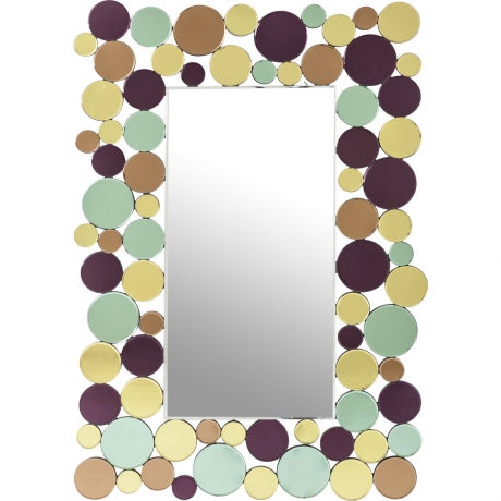 Зеркало Circles, коллекция "Круги" 80*120*2, Стекло, МДФ, Мультиколор