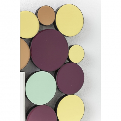 Зеркало Circles, коллекция "Круги" 80*120*2, Стекло, МДФ, Мультиколор